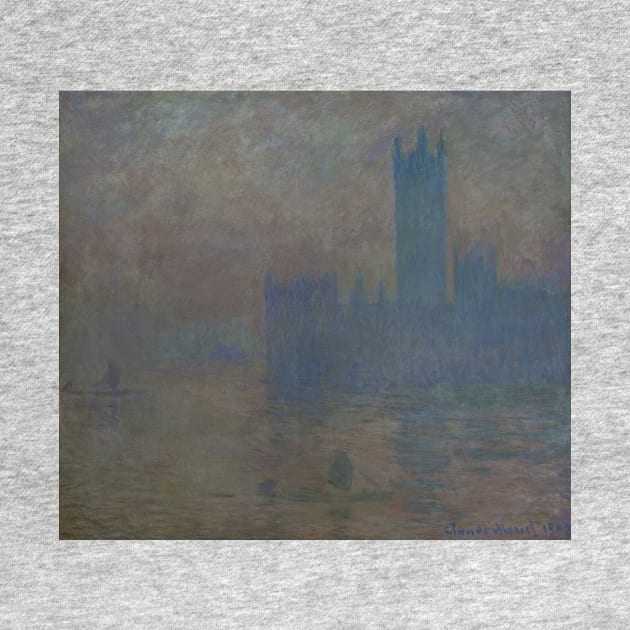 London Parliament - Claude Monet by KargacinArt